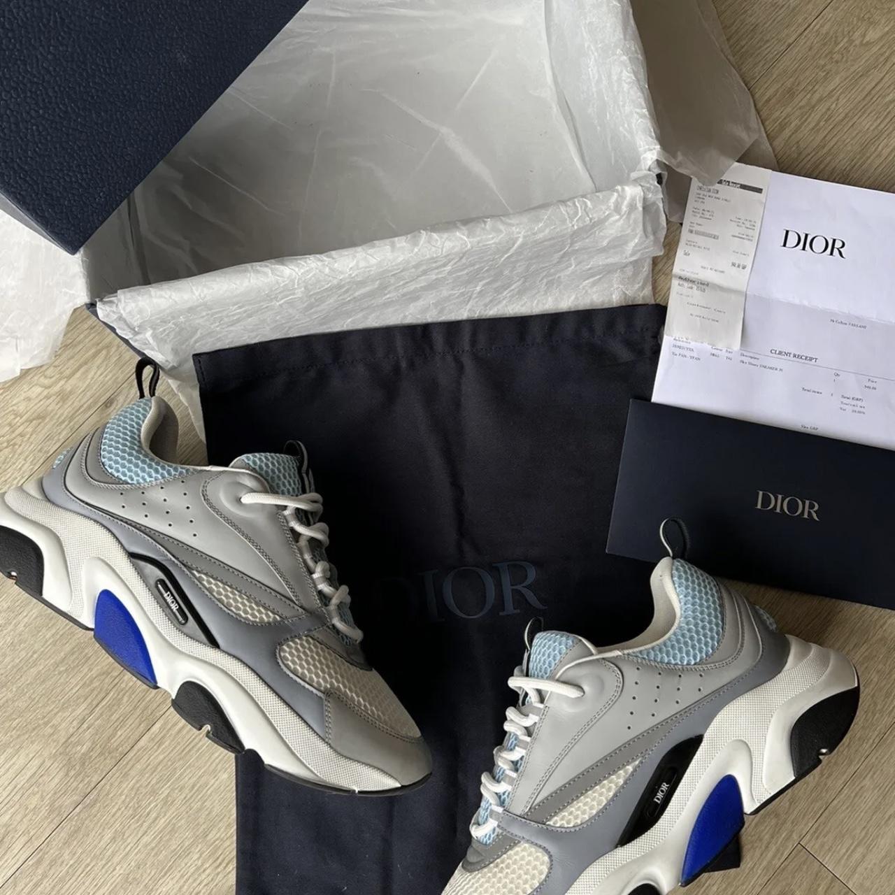 DIOR - B22 Sneakers (White/Pink) Reflective - Depop