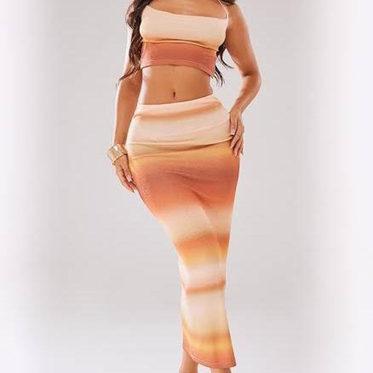 orange skirt plt