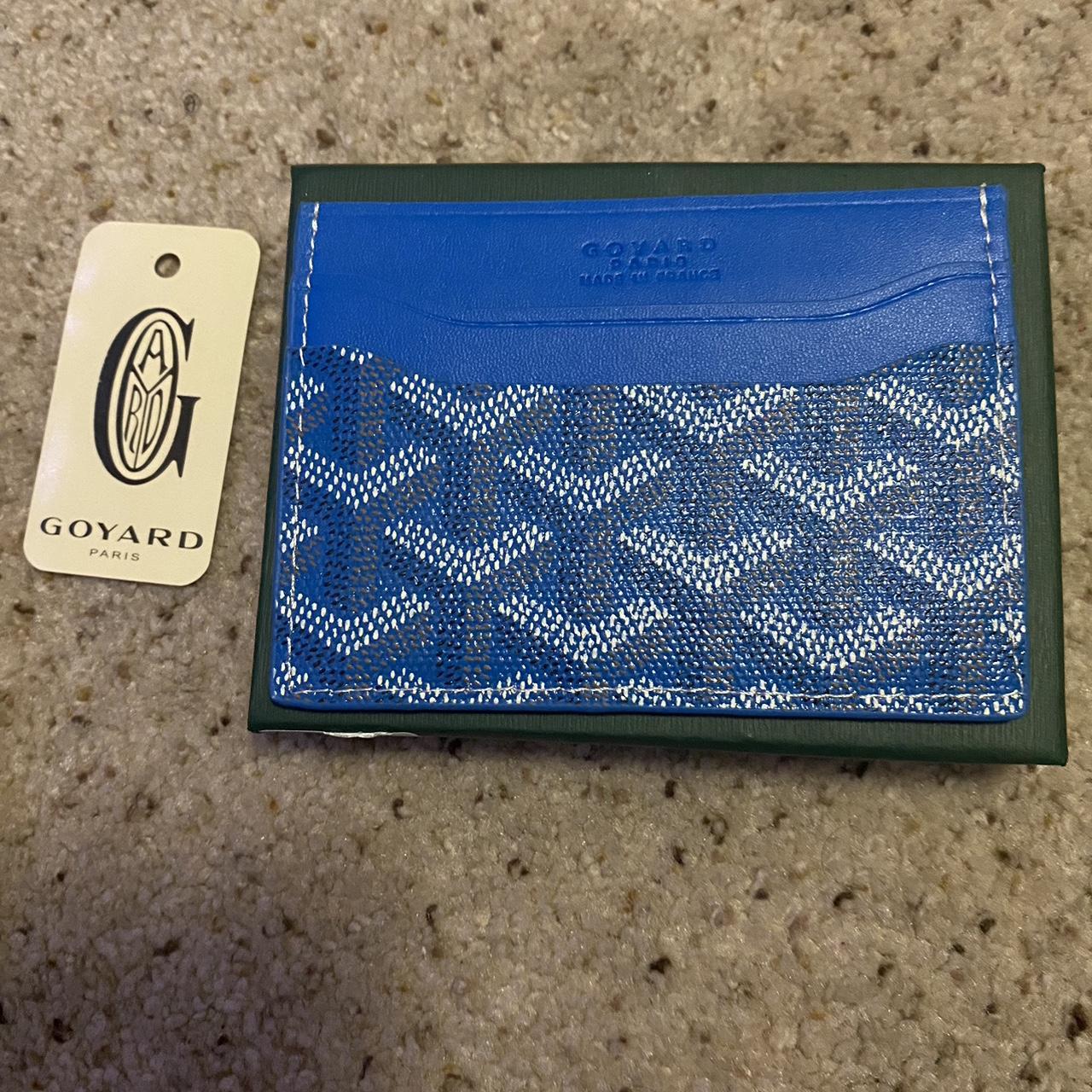 Goyard blue card outlet holder