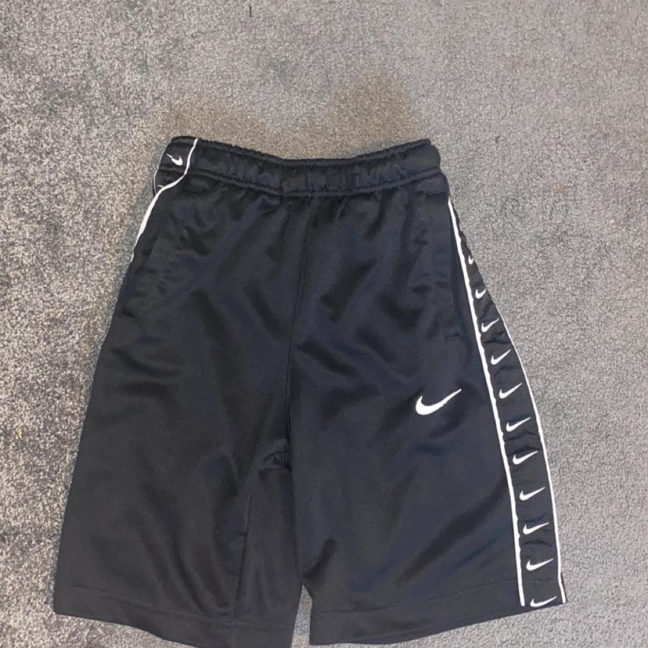 Black nike shorts. Size: S Worn a decent amount of... - Depop