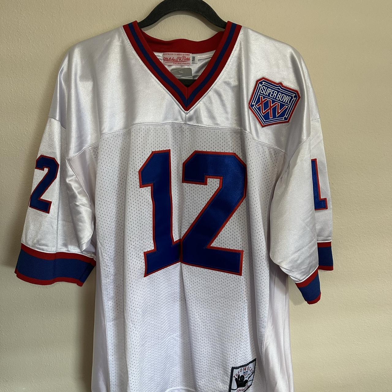 1990 Mitchell Ness NFL BUFFALO BILLS Jim Kelly 12 - Depop