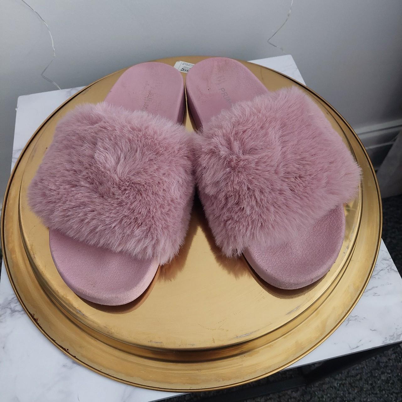 primark fluffy sliders