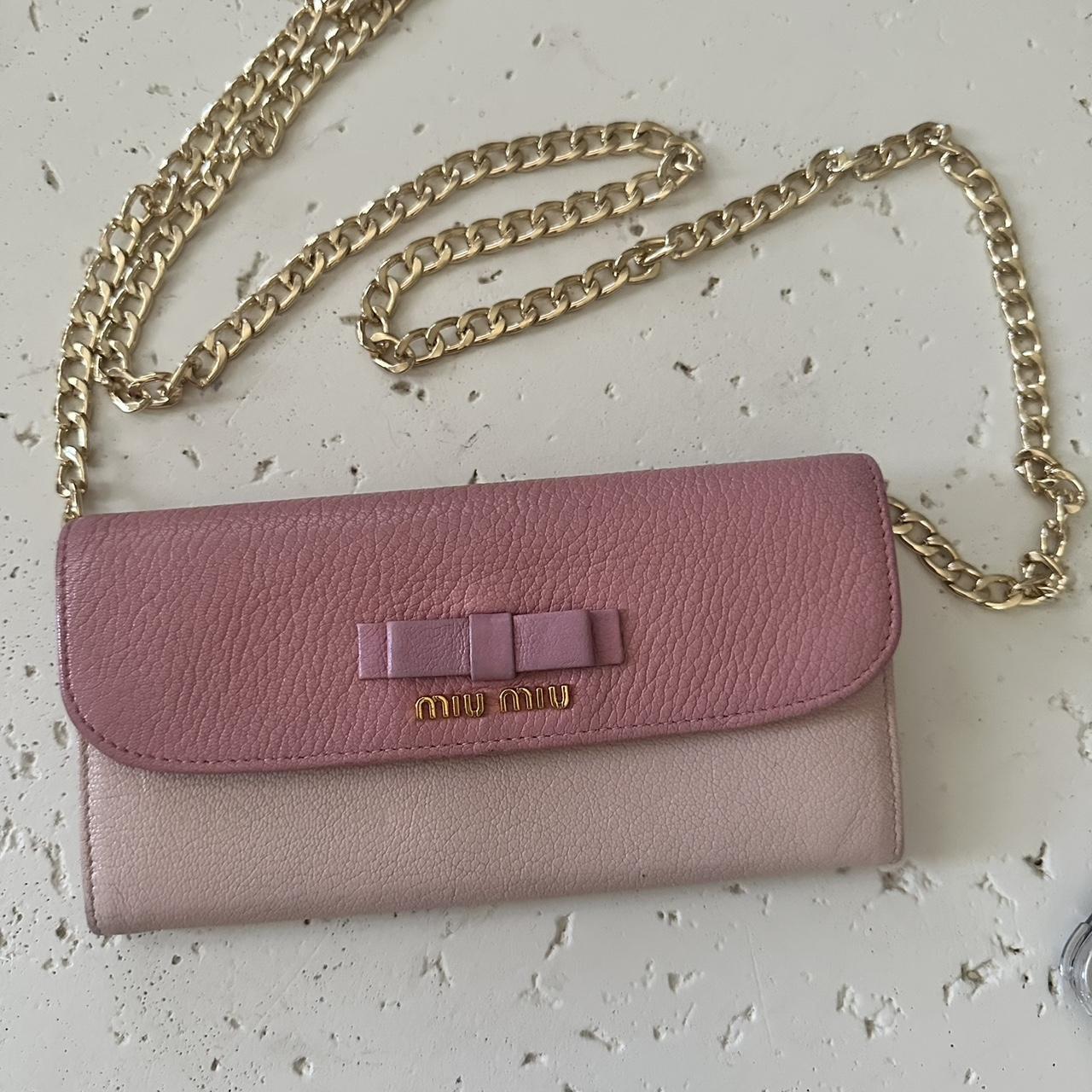 Miu Miu Women's Wallets - Pink/Multi – Miu Miu pi… - image 2