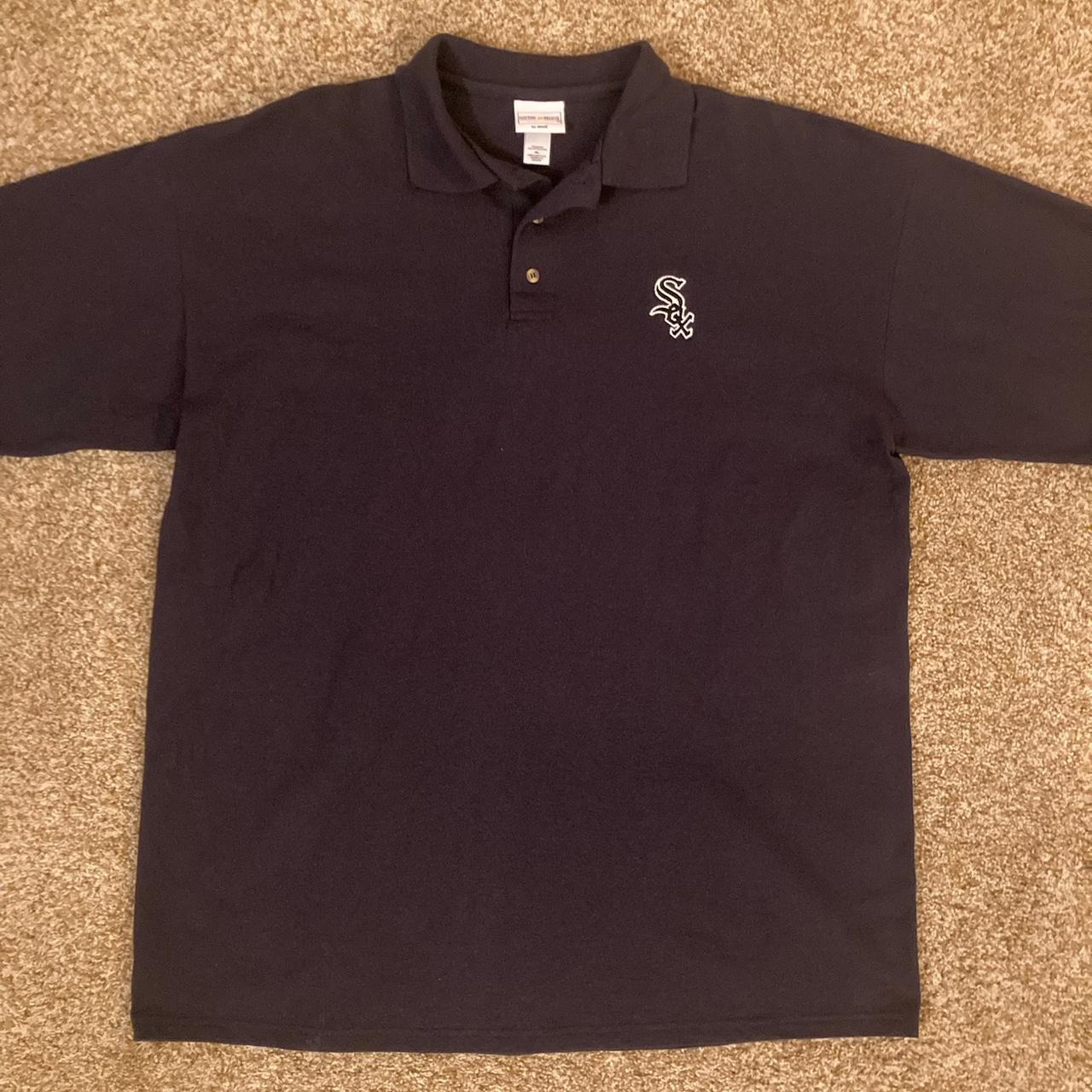 Chicago White Sox Logo Polo - SIZE M This item is - Depop