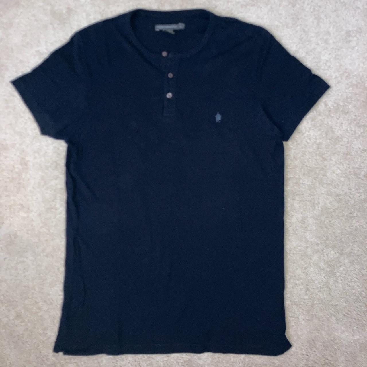 French Connection Men's Black T-shirt | Depop