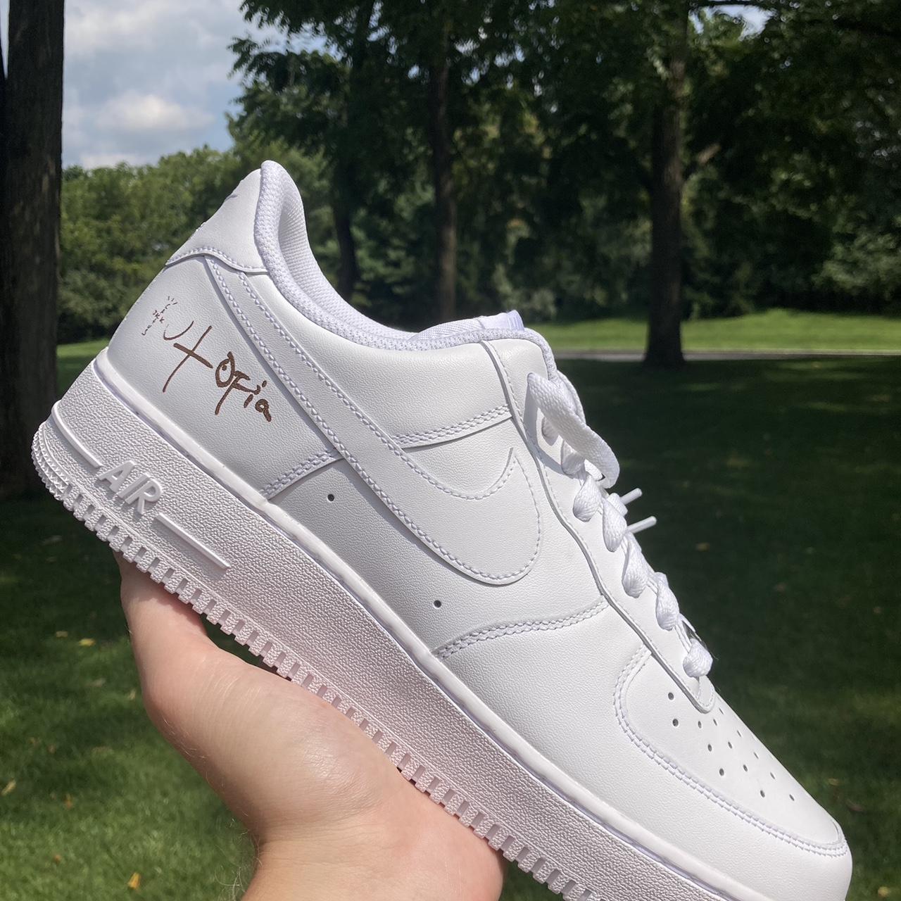 Nike Travis Scott x Air Force 1 Utopia TSUT AF01... - Depop