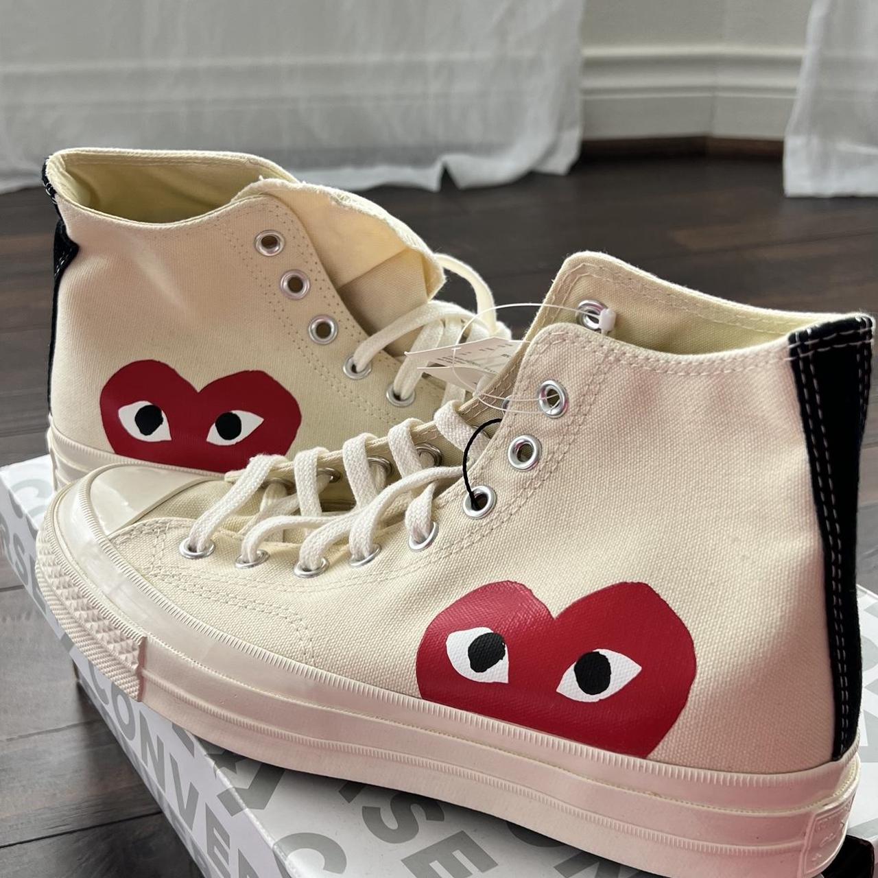 Comme des Garçons Play Men's Trainers | Depop