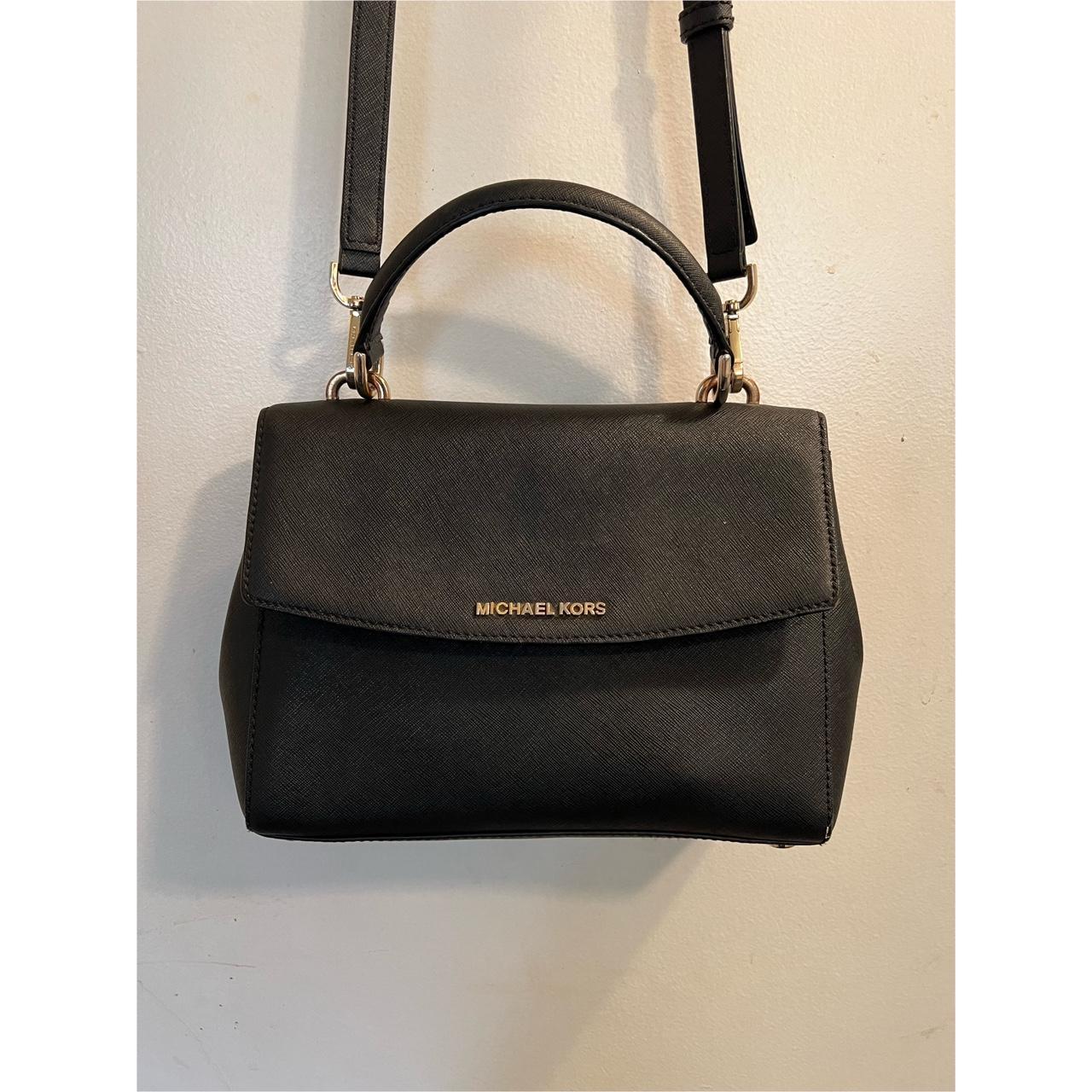 Michael kors ava medium clearance leather satchel