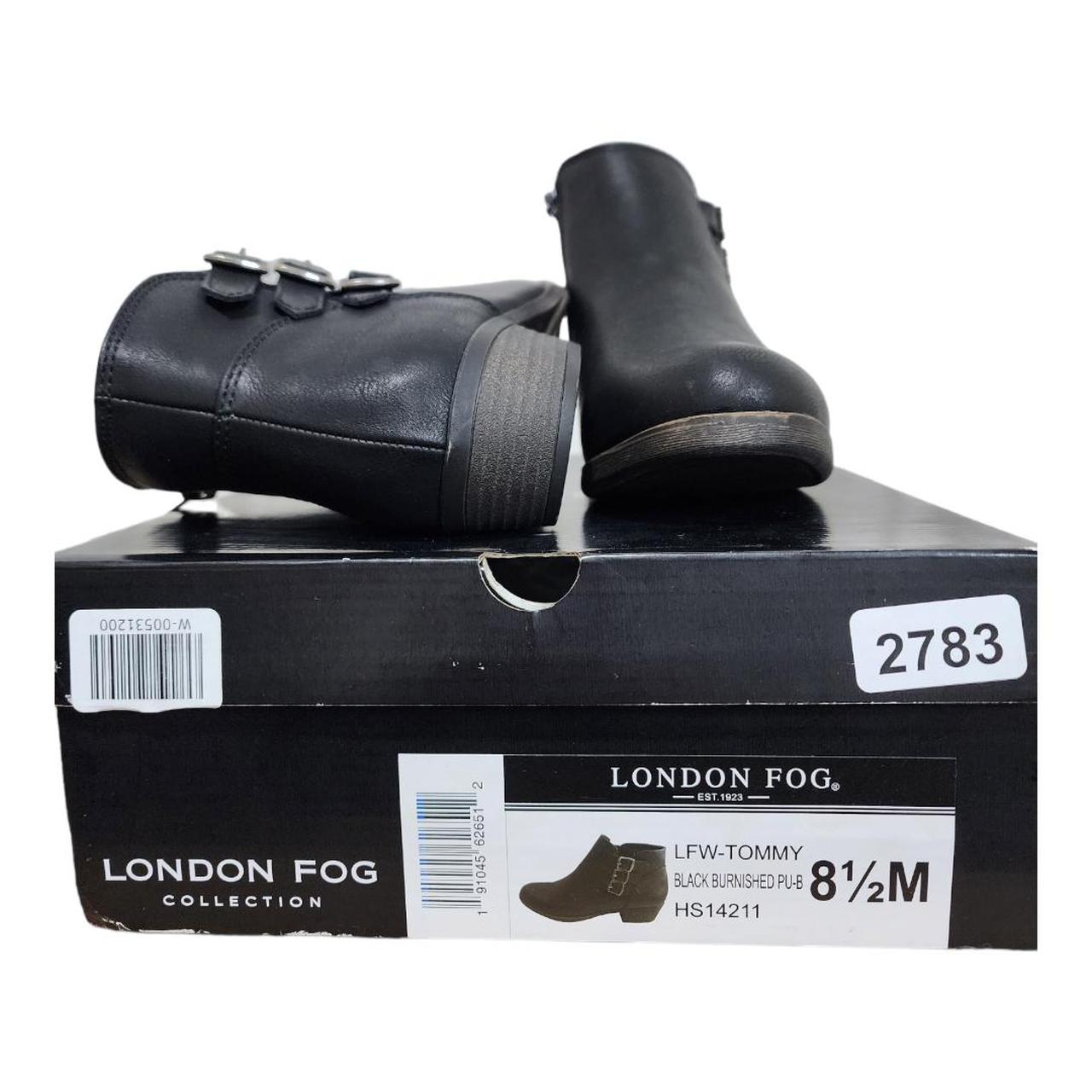 London Fog Women's Black Boots Depop