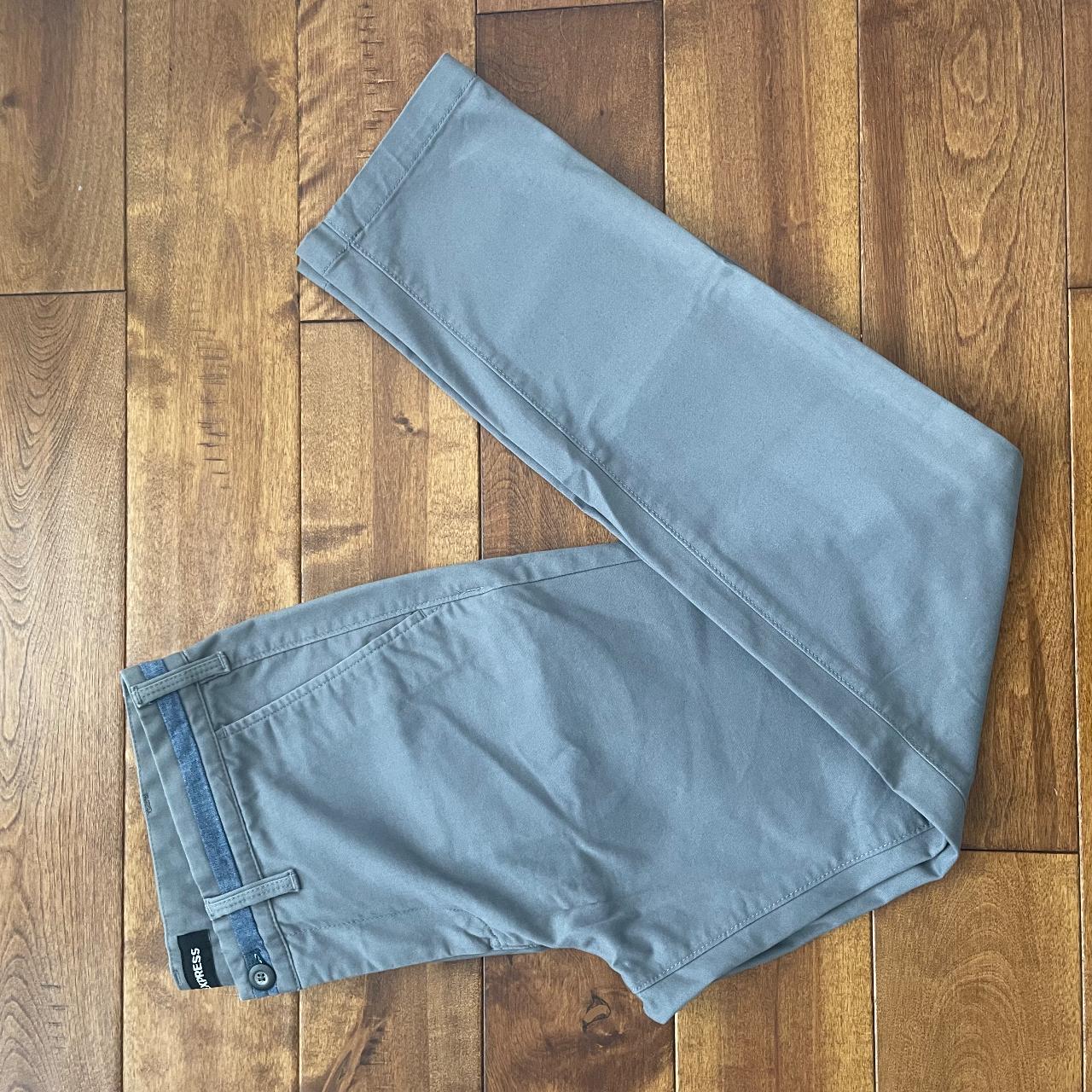 Express Men's Grey Trousers Depop