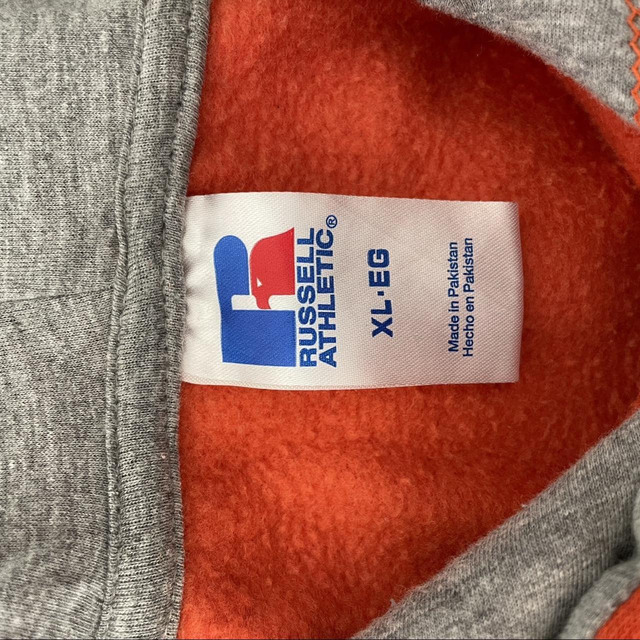 Russel Athletic Hoodie - size XL - color orange -... - Depop