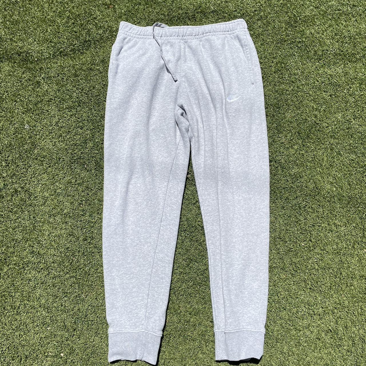 mens nike sweatpants gray