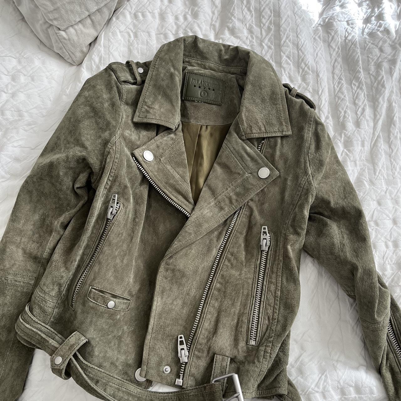 Blank NYC Women's Green Jacket Depop