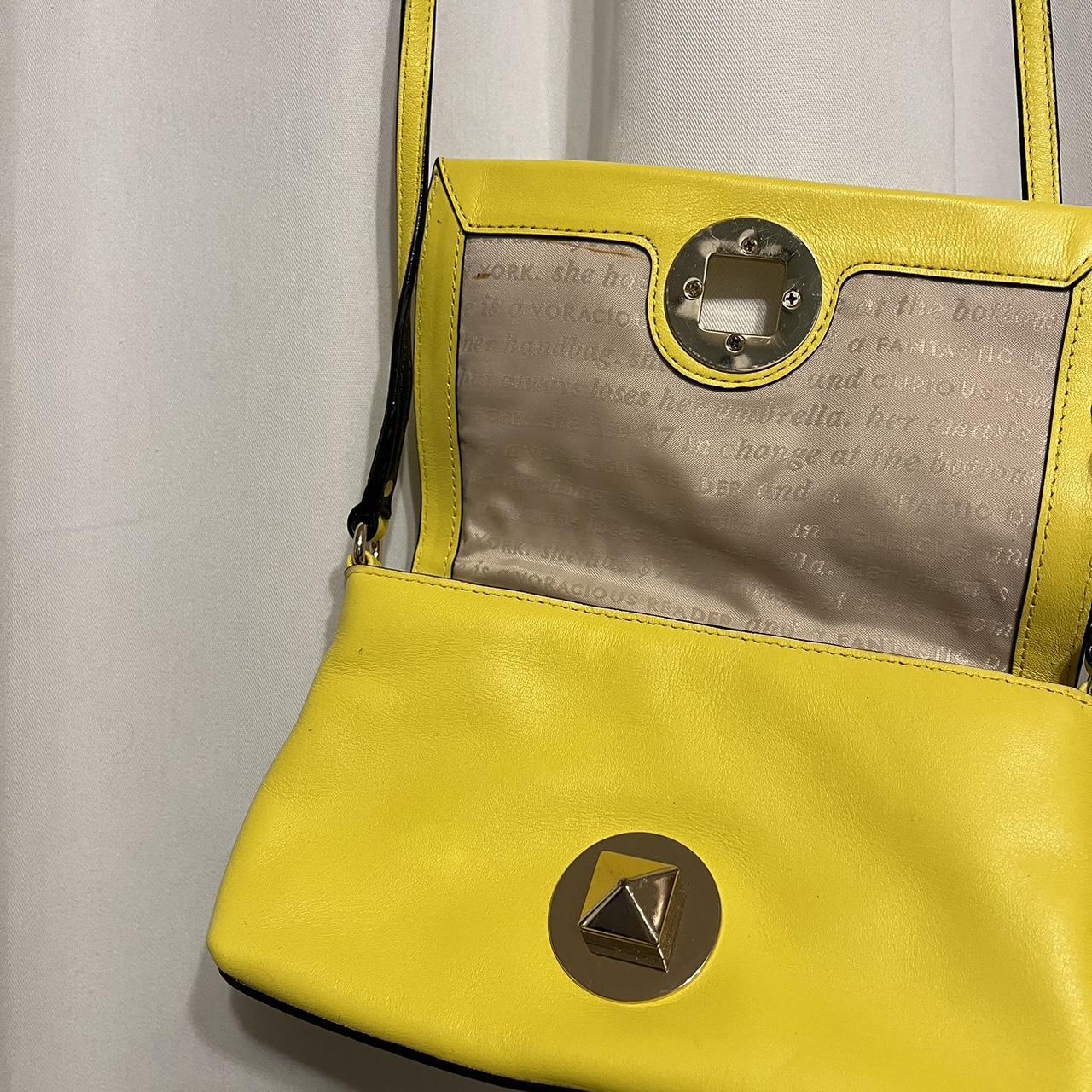 KATE SPADE YELLOW CROSSBODY Used a few times with - Depop