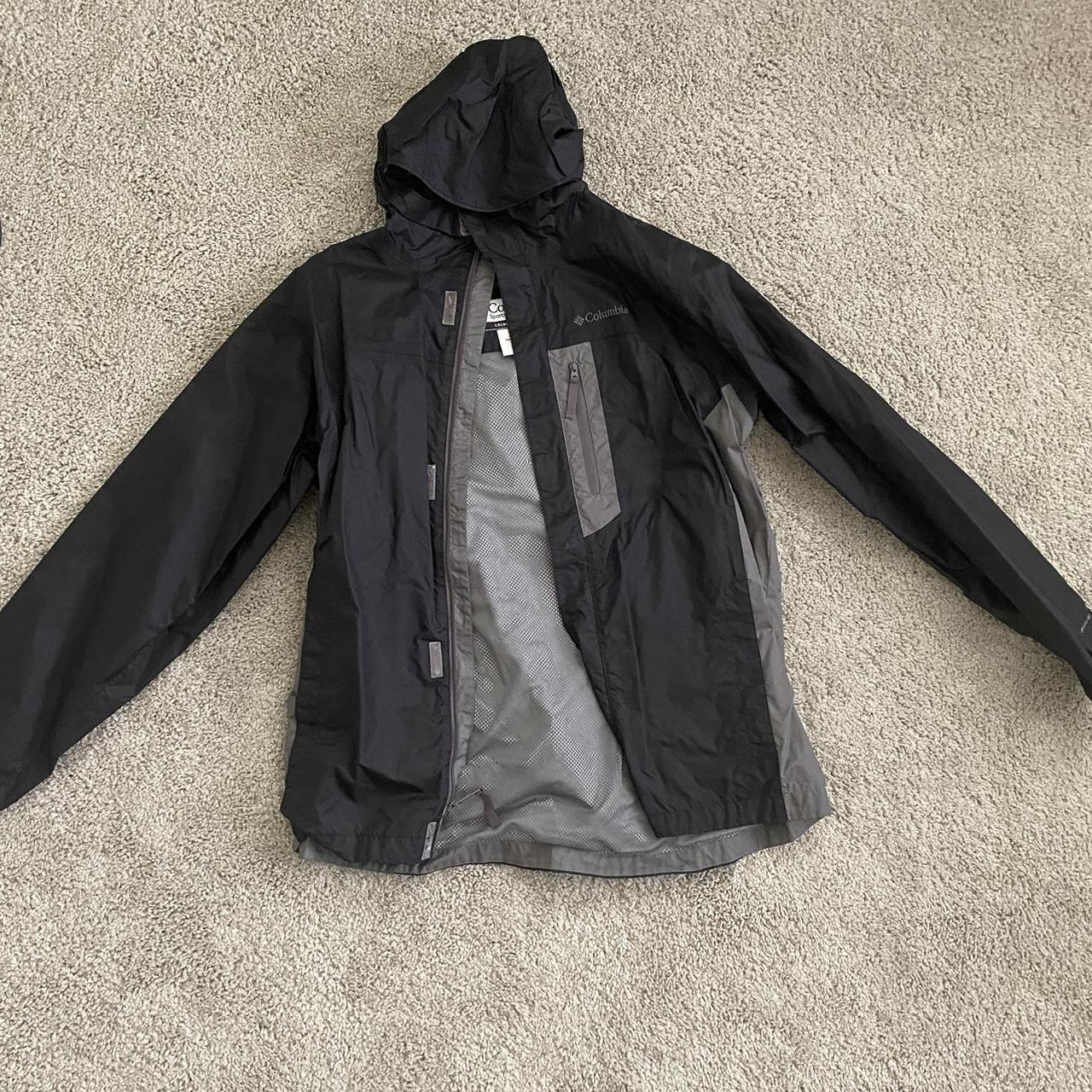 small black and grey windbreaker Depop