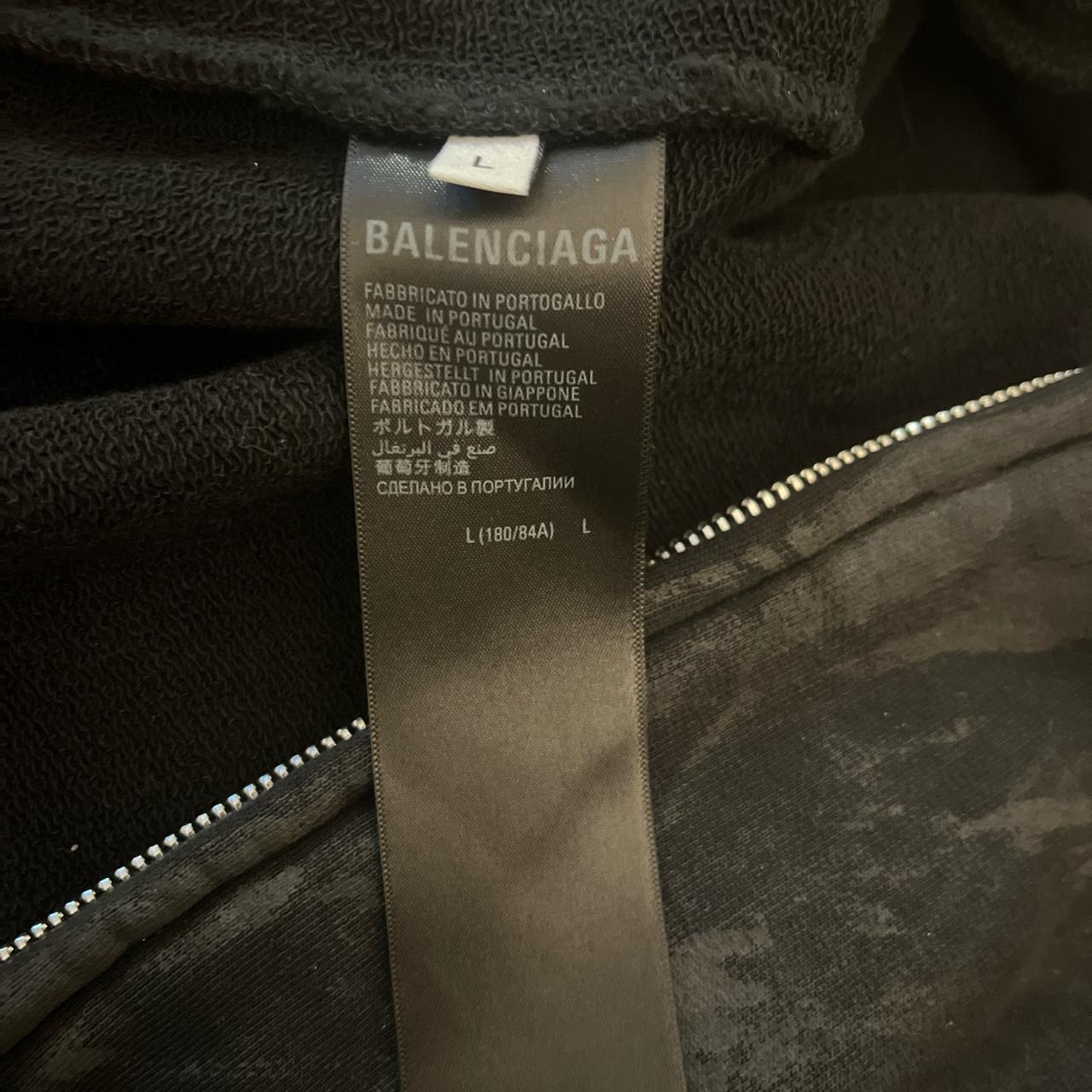 Balenciaga Heavy Metal Zip Up Hoodie Open to offers - Depop