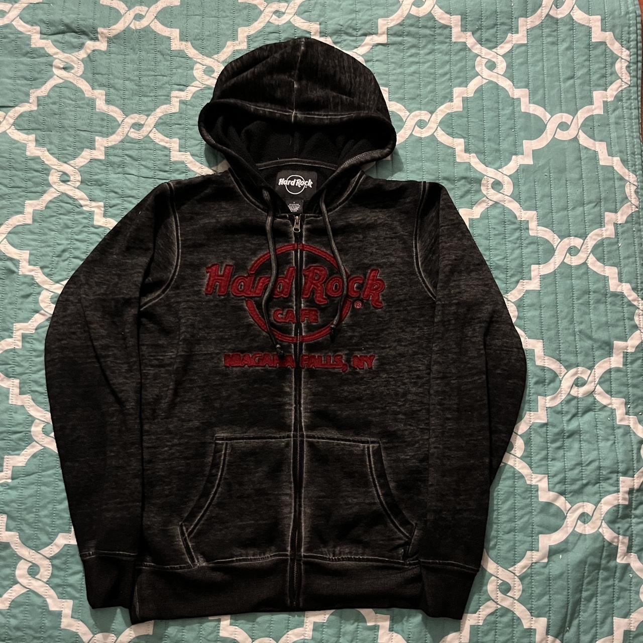 Sweatshirt Men Green Hard Rock Cafe Sweatshirt Hard Rock Caffe Zip