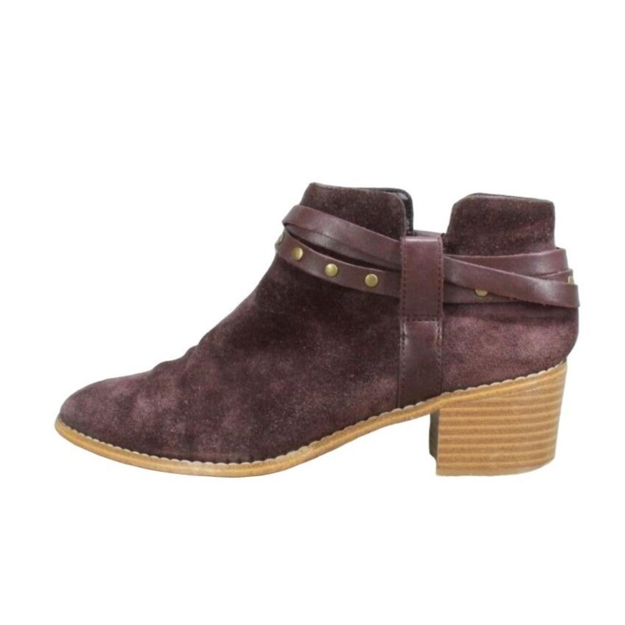 Clarks purple best sale ankle boots