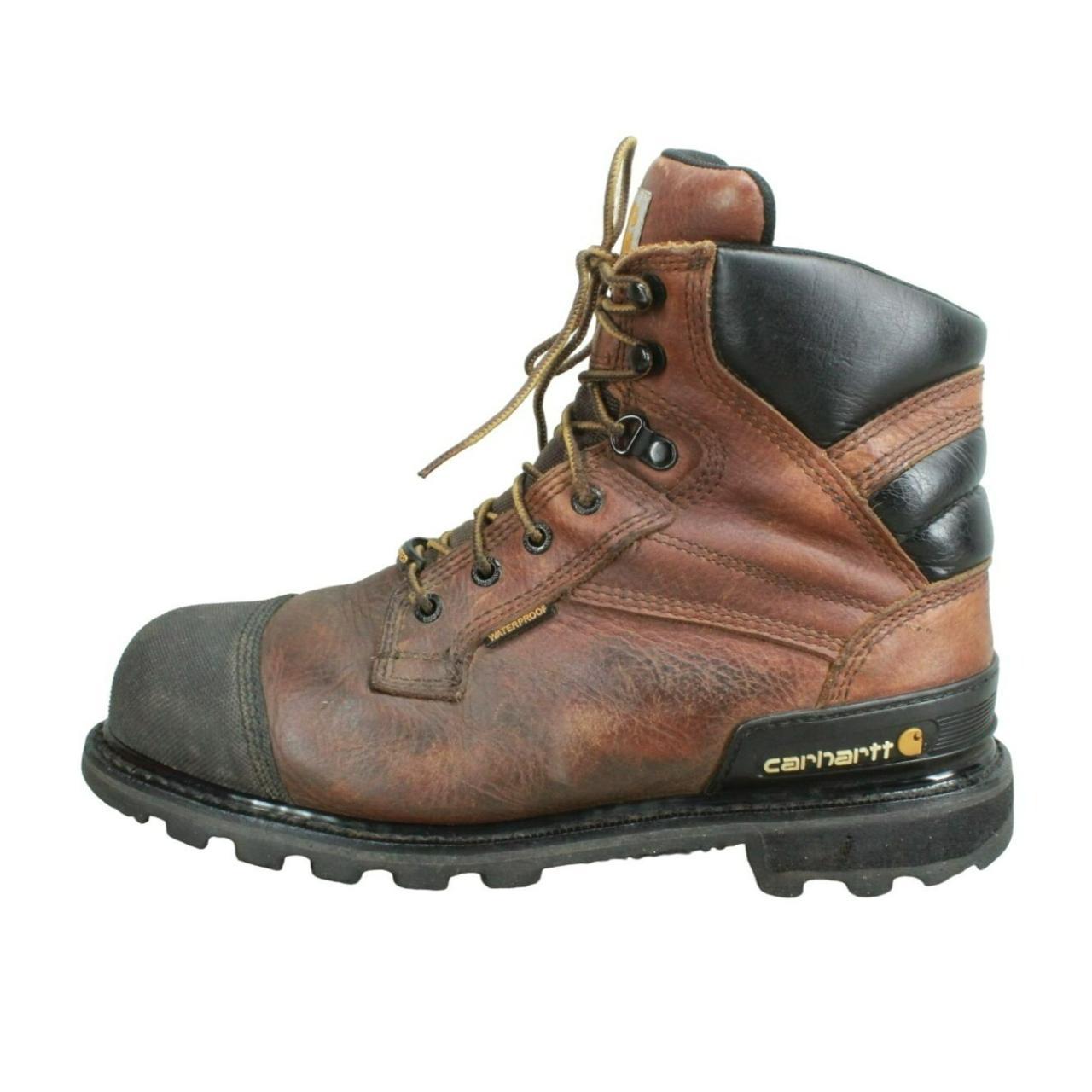 Carhartt pull on store steel toe boots