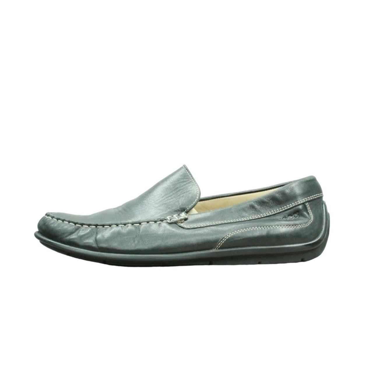 Ecco moccasin best sale mens black