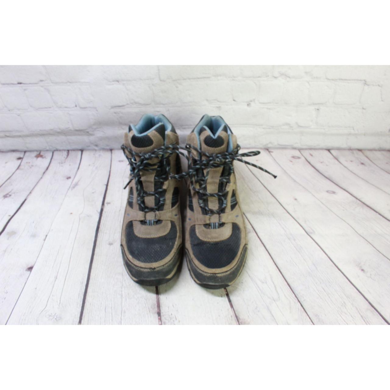 LL Bean Tek 2.5 Men's Brown Blue Suede on sale Mesh Waterproof Hiking Boots Size 11 Wide