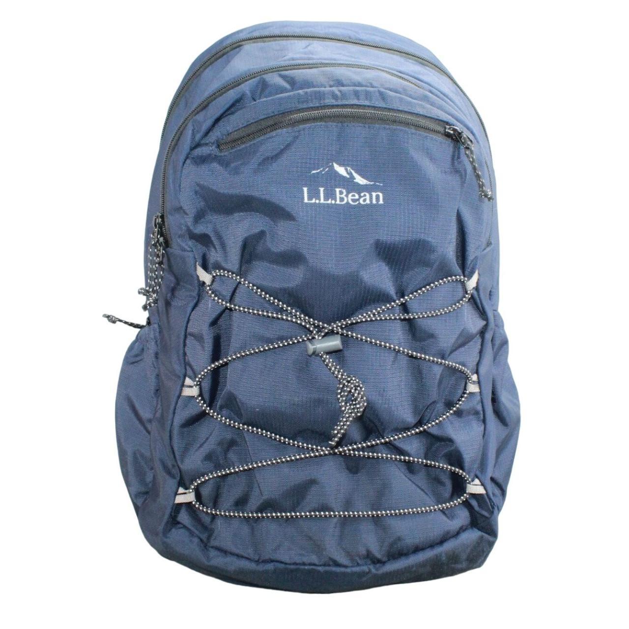 LL Bean Big Kids Classic Navy Nylon Comfort Carry... Depop