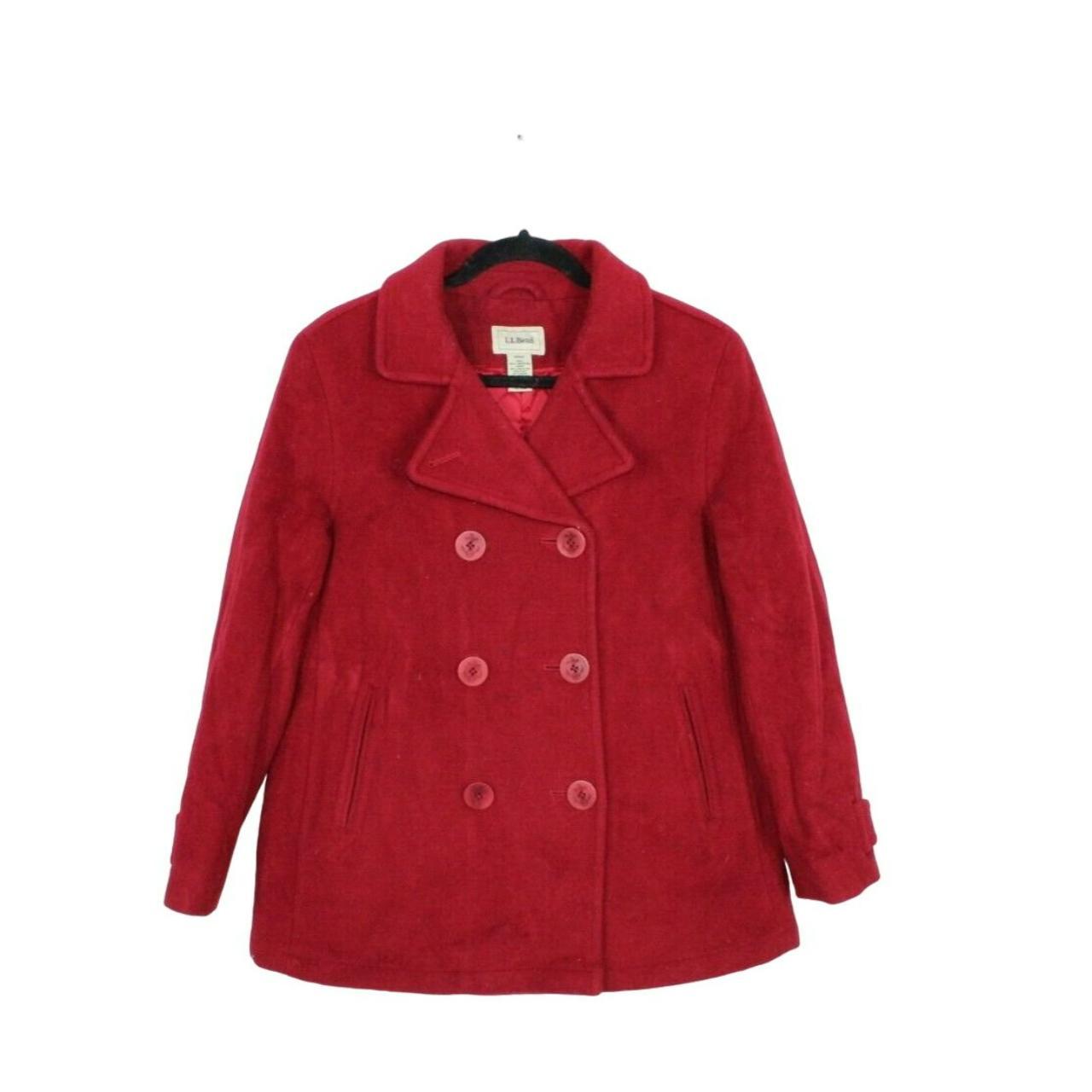 Ll bean red on sale coat