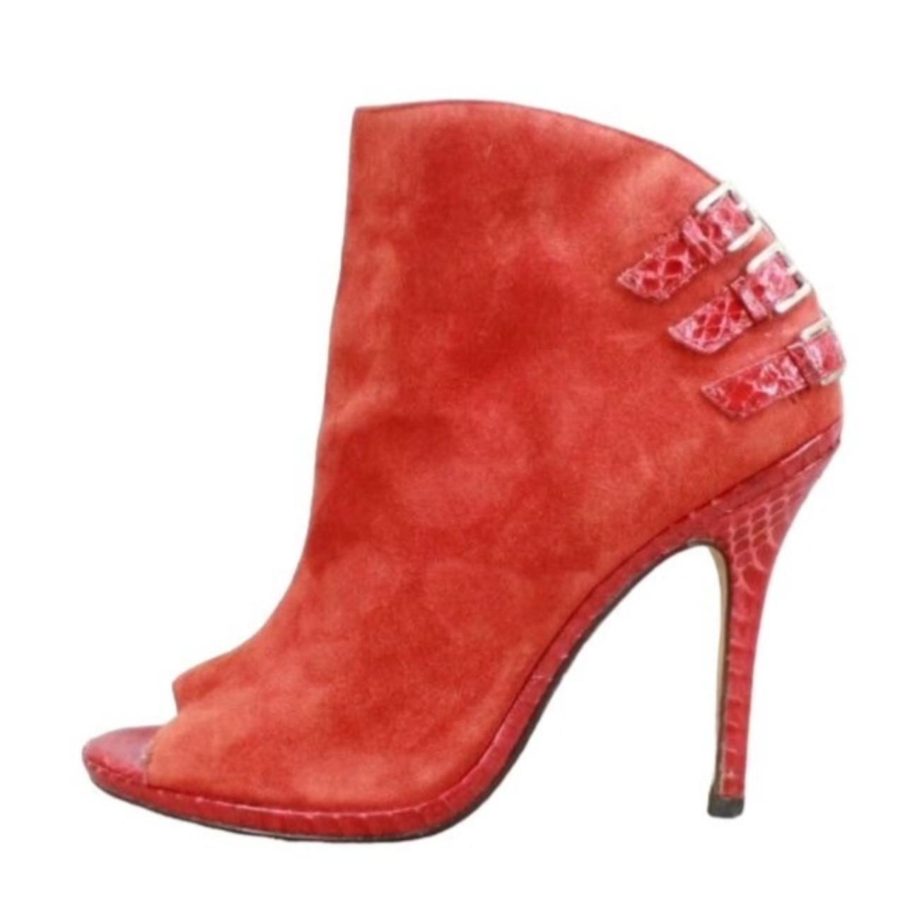 Michael kors deals red suede heels