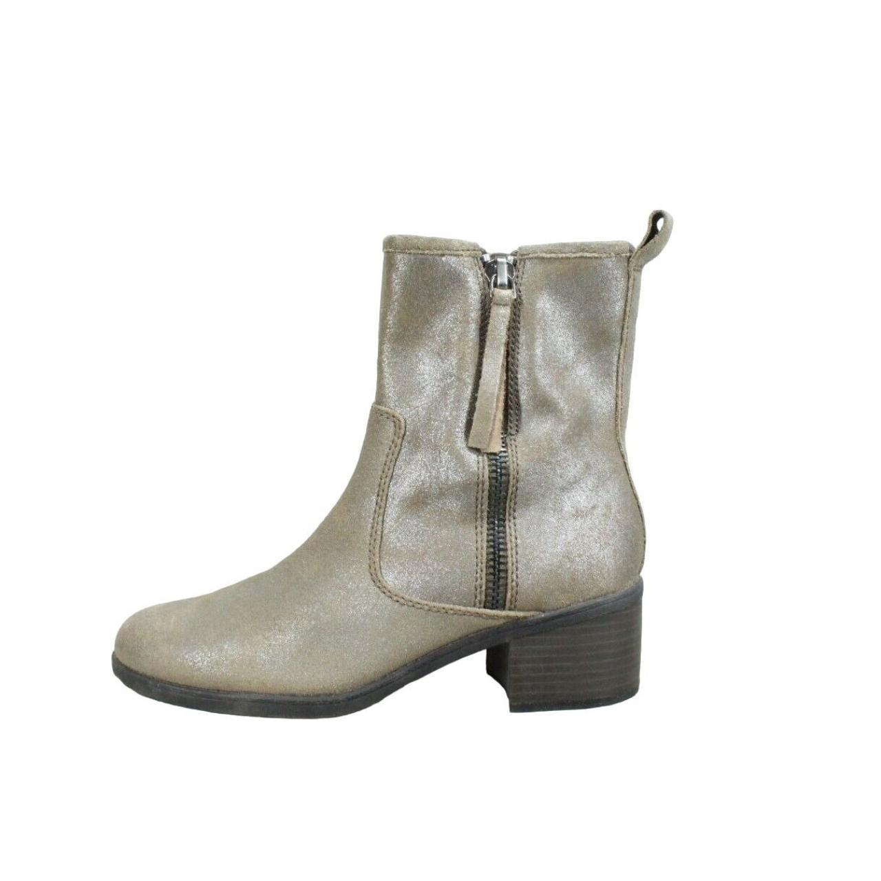 Clarks grey boots sale womens