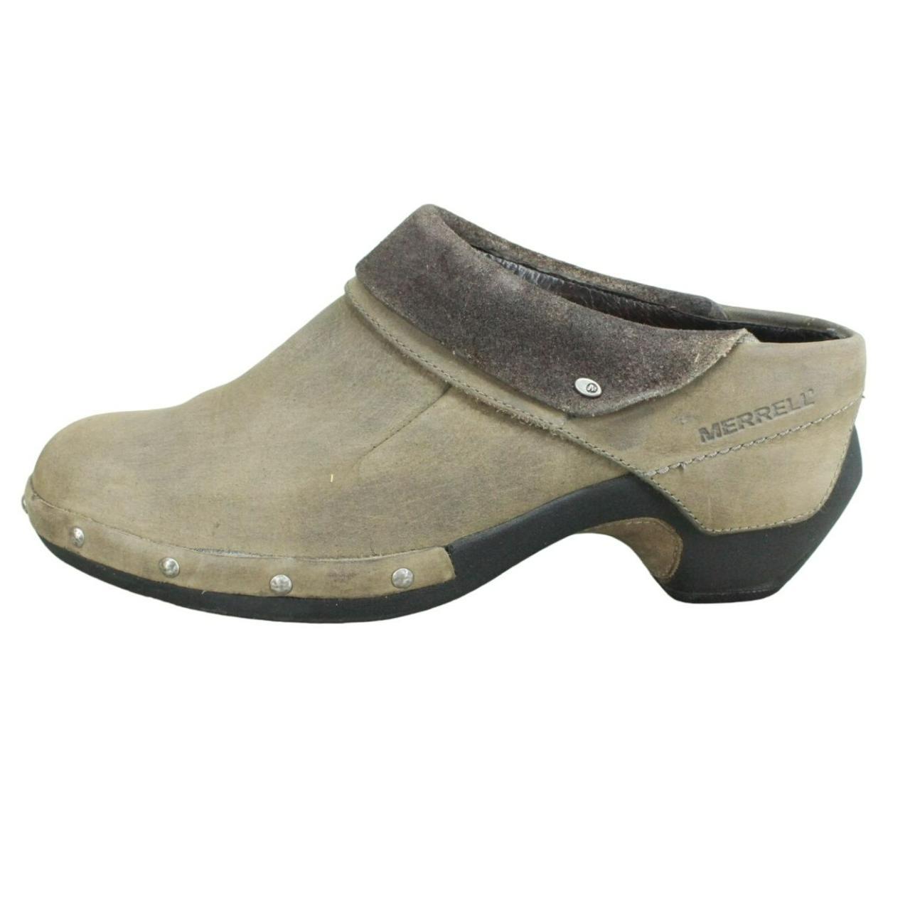 Merrell leather clearance clogs