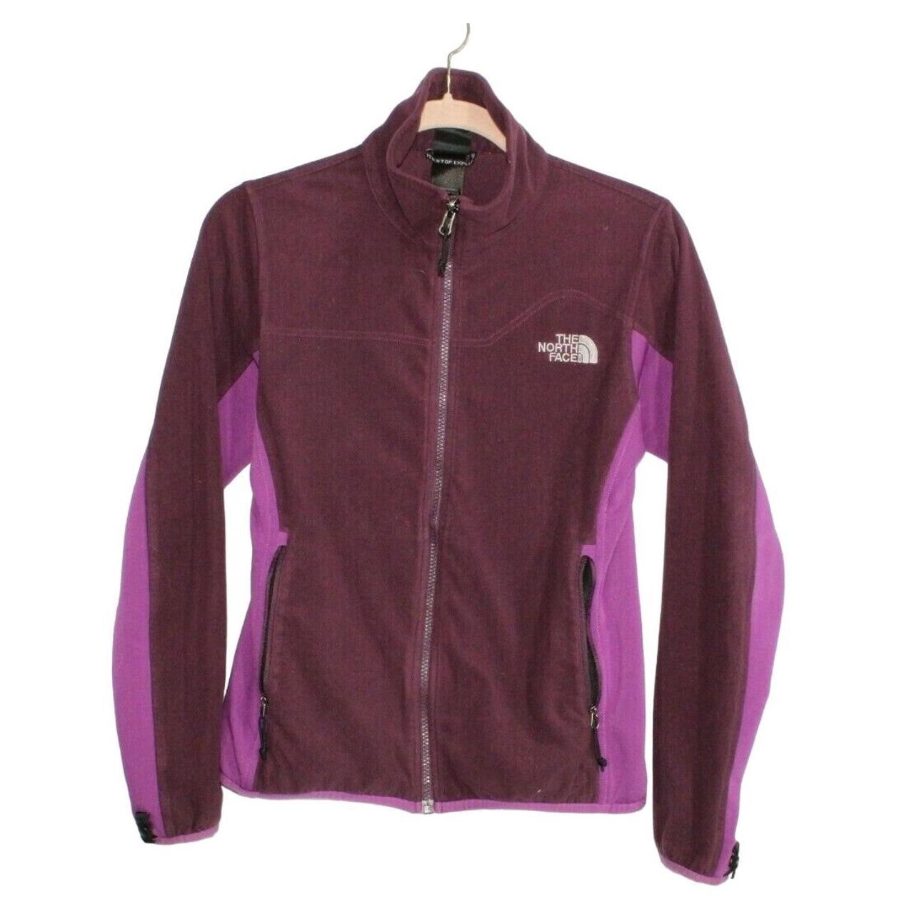 North face purple discount sweater