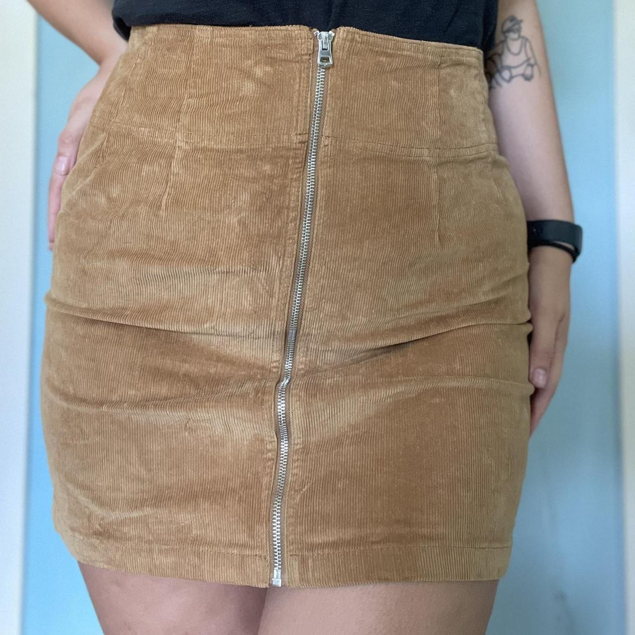 Wild Fable Corduroy Mini Skirt Front zipper (can... - Depop