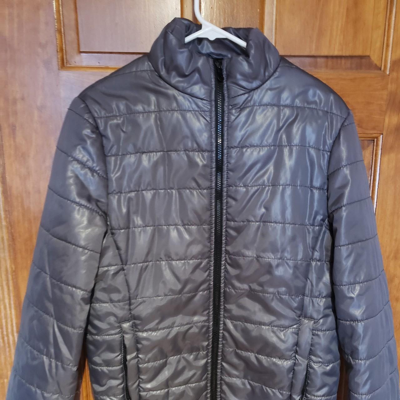 Aeropostale gray puffer jacket y2k esque - Depop
