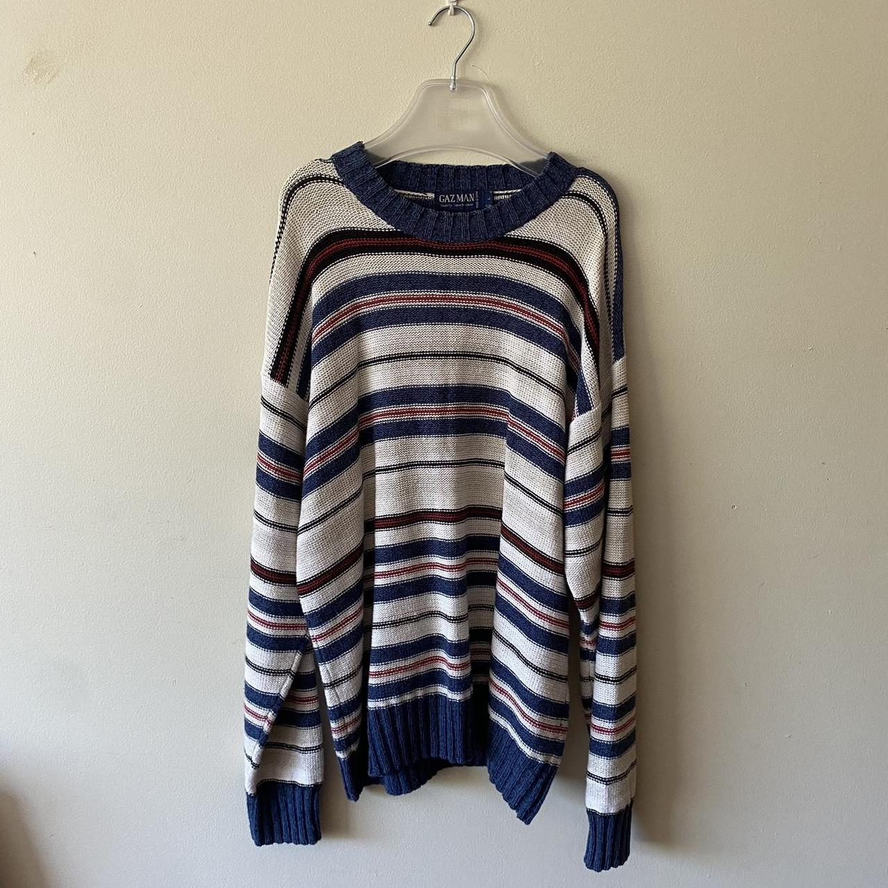 Gazman vintage striped knit sweater ️ In good... - Depop