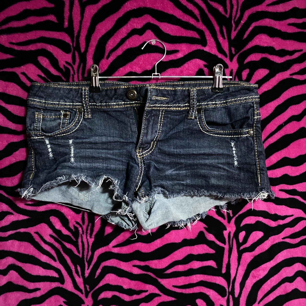 Denim dark washed shorts Good condition no flaws... Depop