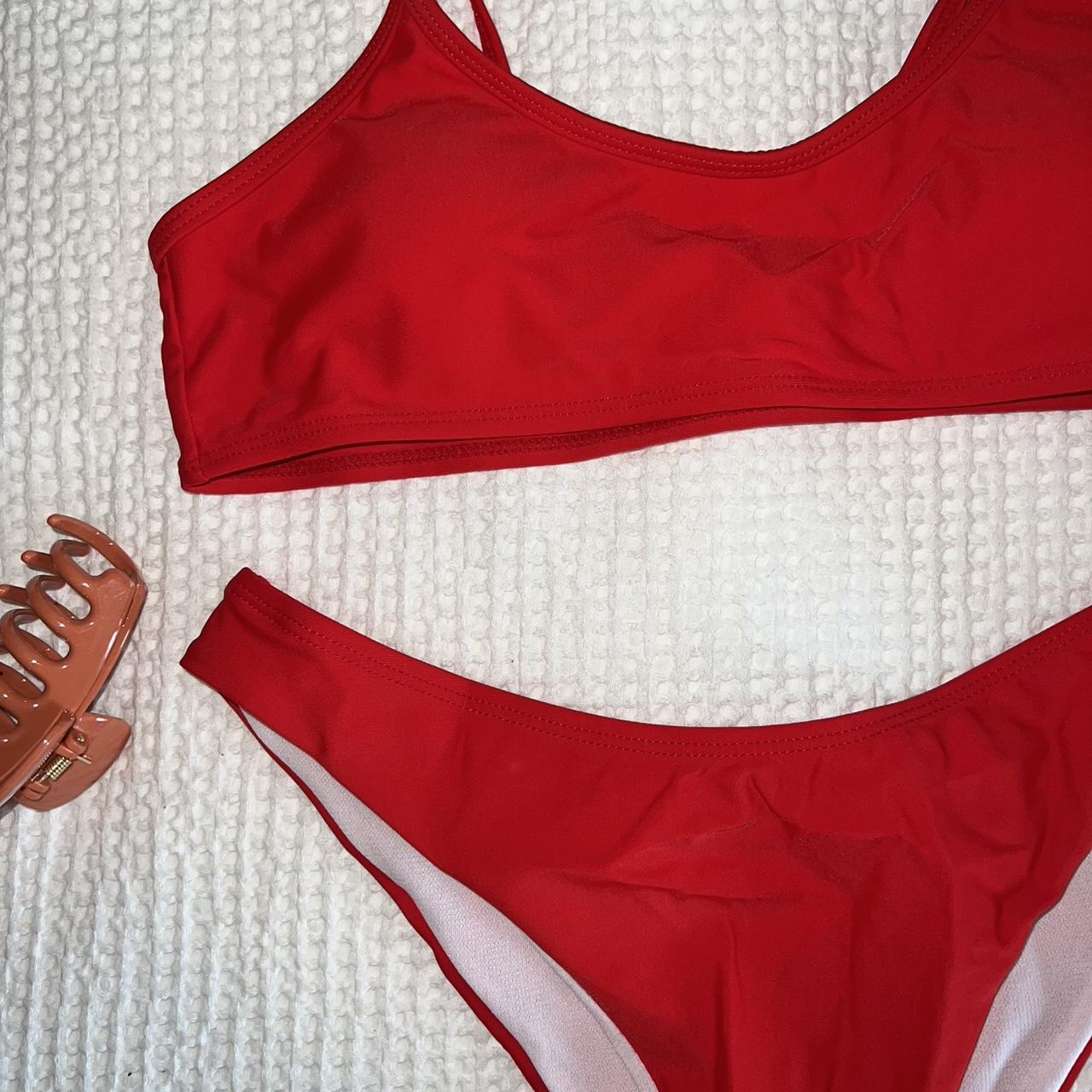 Women's Red Bikinisandtankinisets Depop