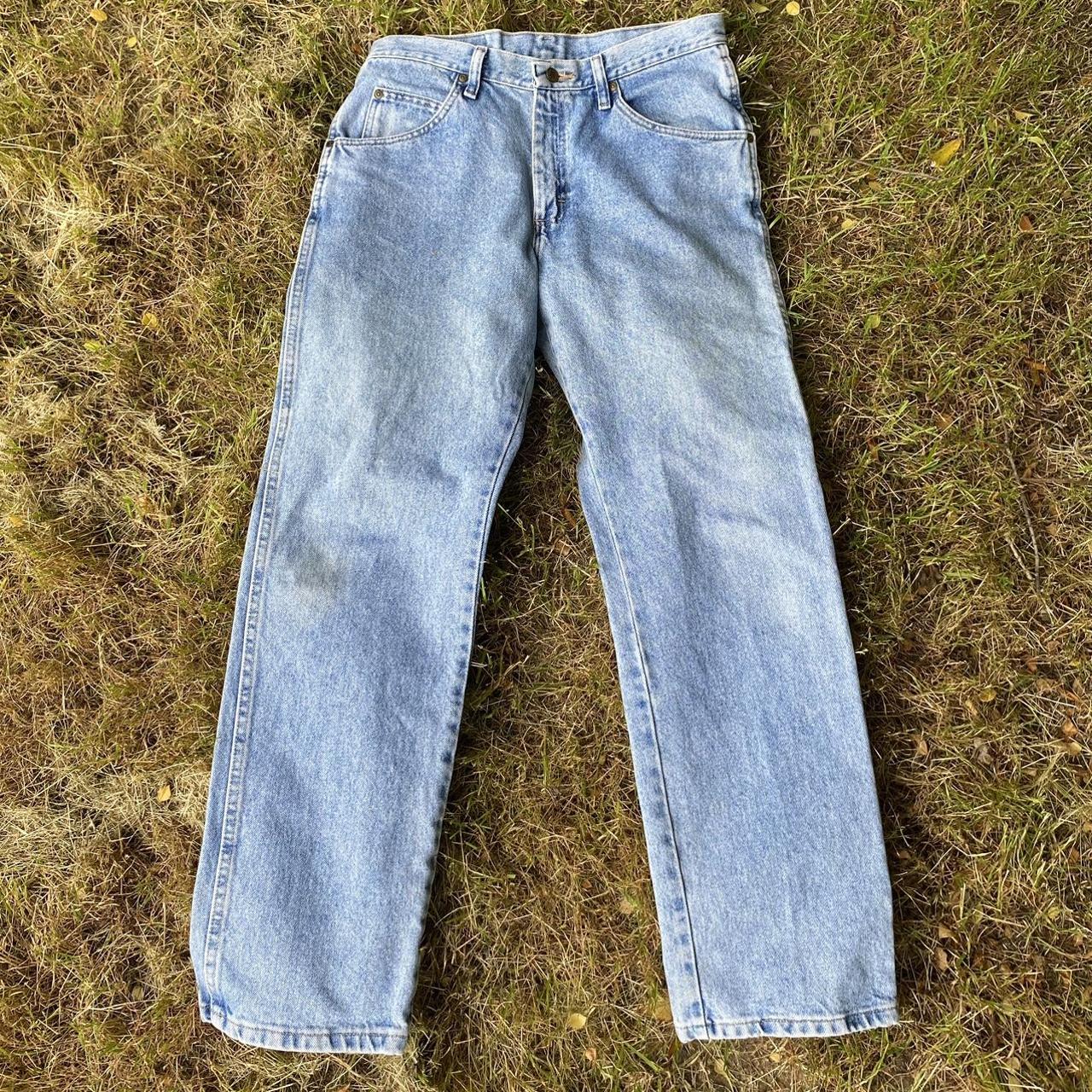 Beautiful Light Blue Wrangler Jeans Size 33x30 Depop 0009
