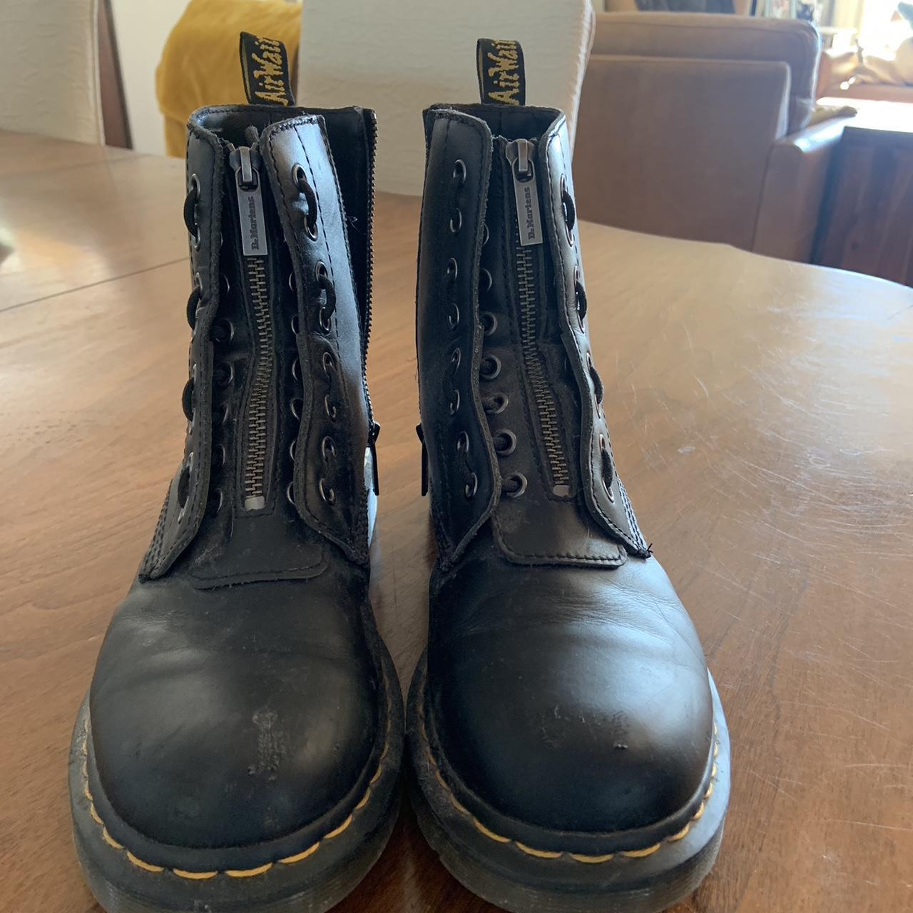 US Size 10 Dr Martens. Visible scuffing on front.... - Depop