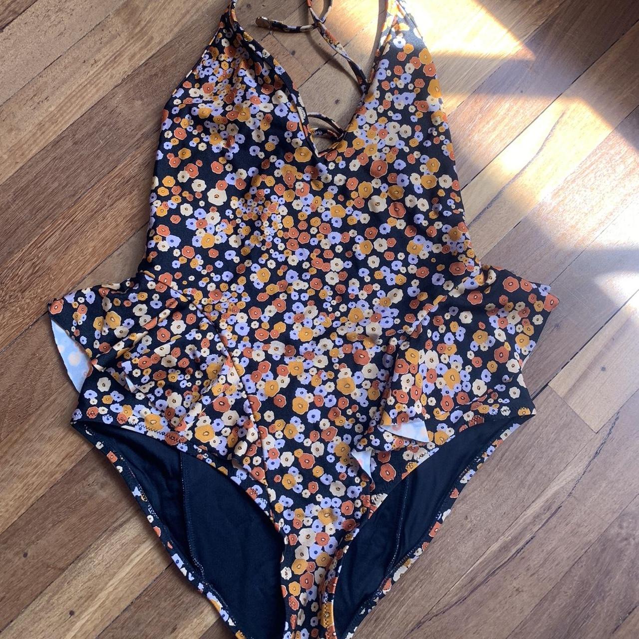 Mink pink swimsuit Super cute frills on the hips. Depop