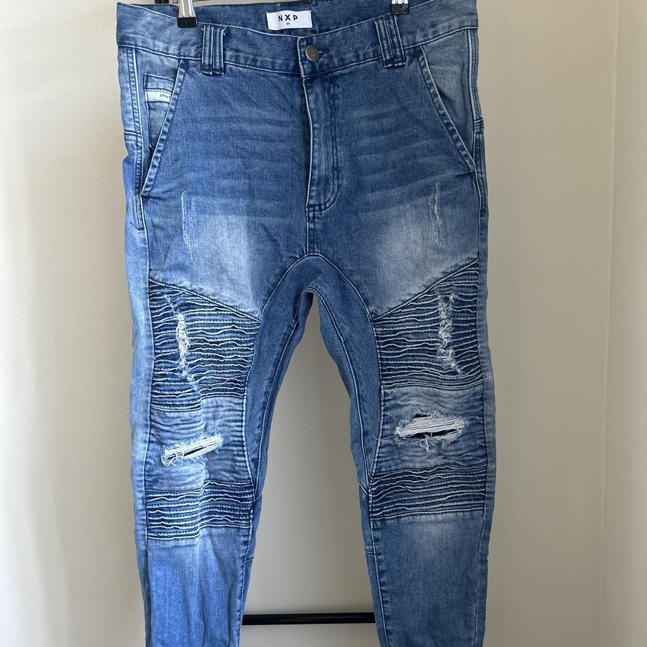 NXP Men’s cuffed jeans Worn but still in good... - Depop