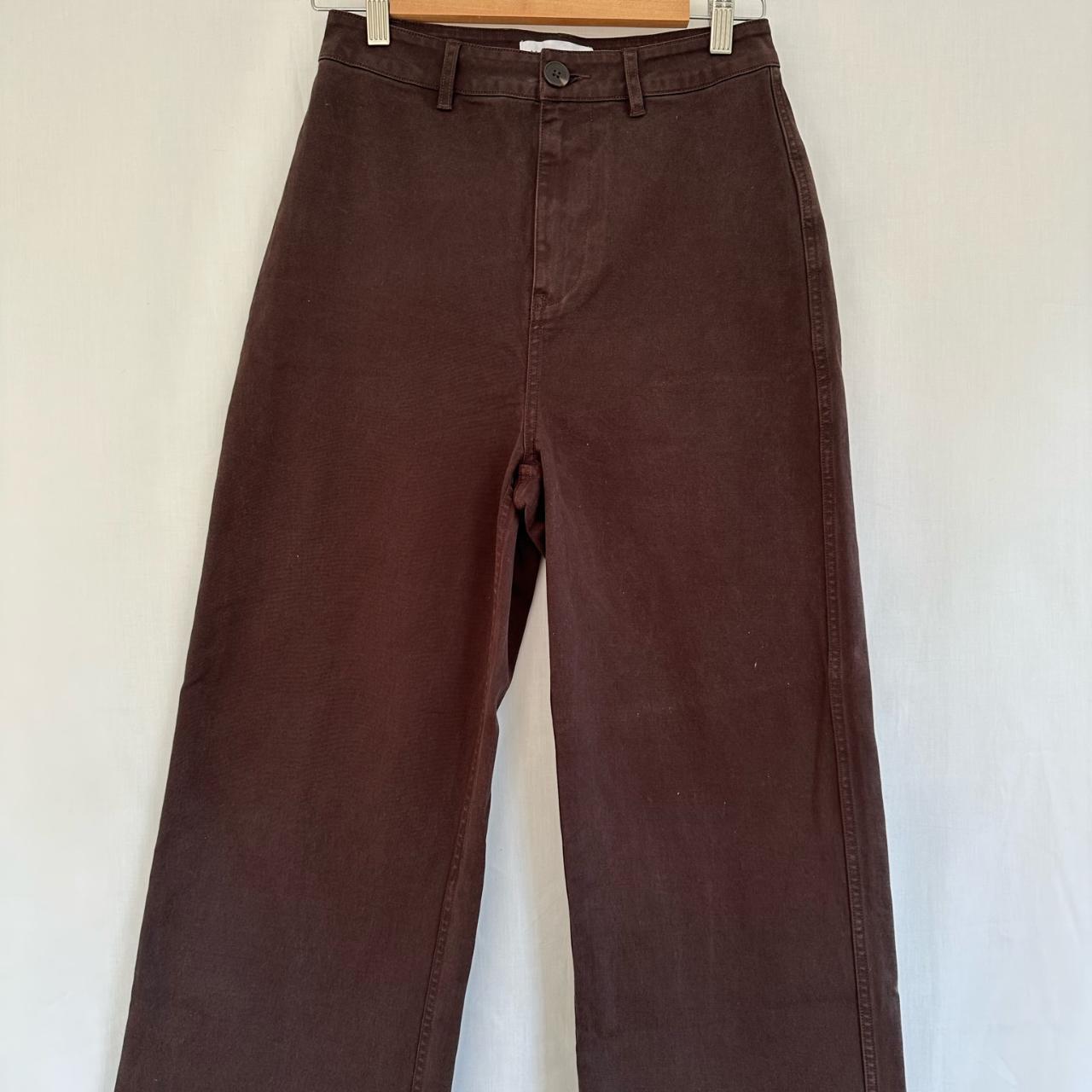 Assembly Label Hana Twill Pant in Cocoa Size... - Depop
