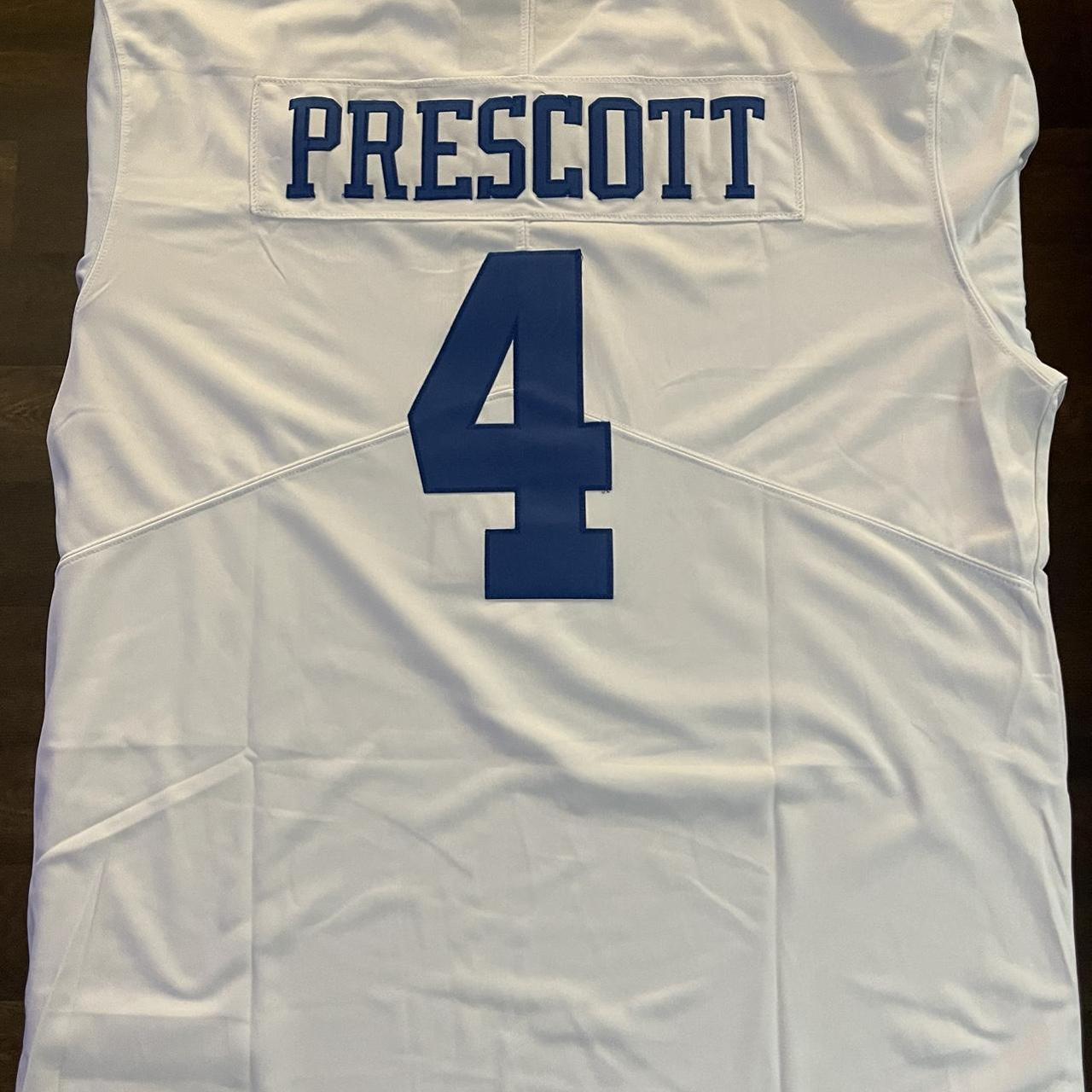 Dallas Cowboys Dak Prescott Jersey Black Blue and - Depop