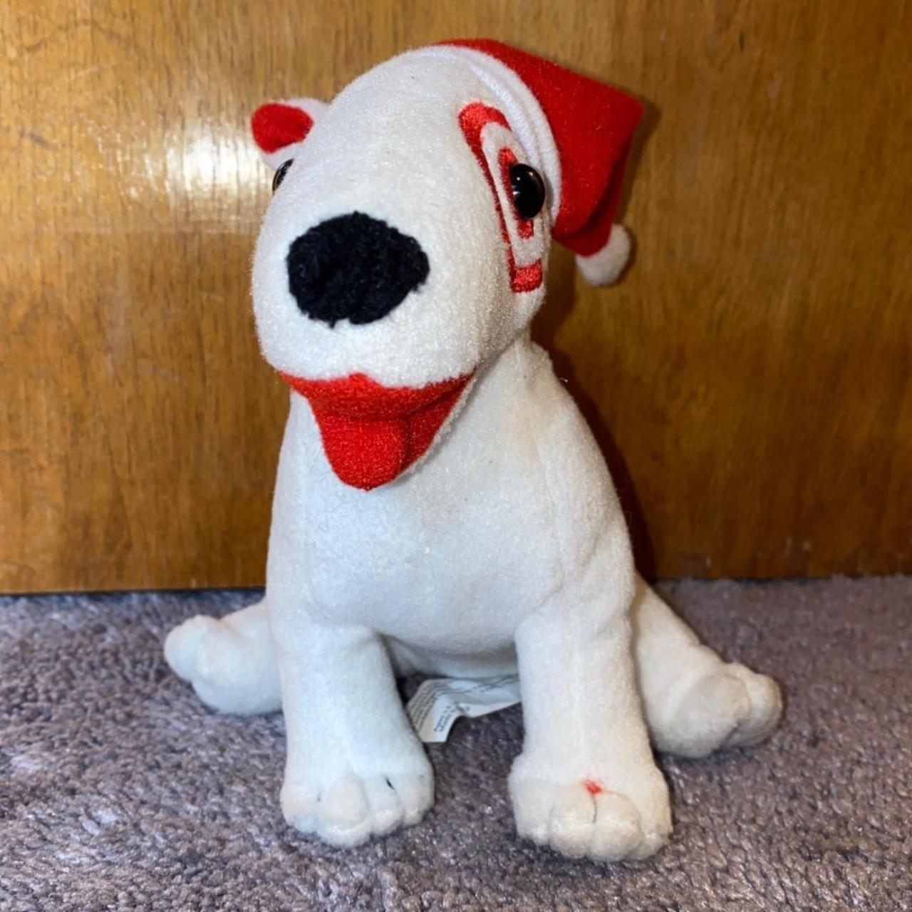 TARGET Bullseye Dog Christmas Holiday 6.5in Stuffed. Depop