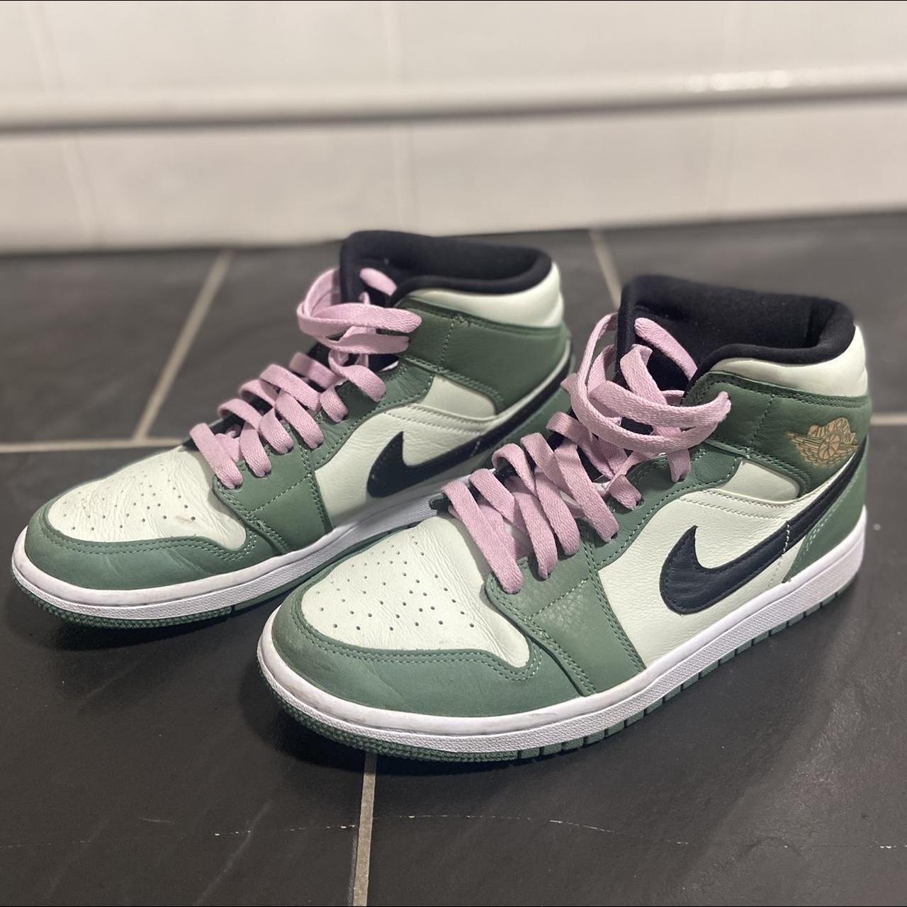 womens air jordan dutch green