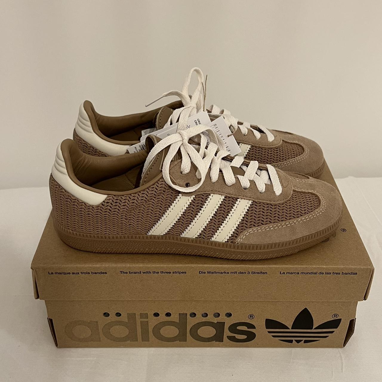 Adidas samba cardboard U.K. 5.5 Never been worn... - Depop