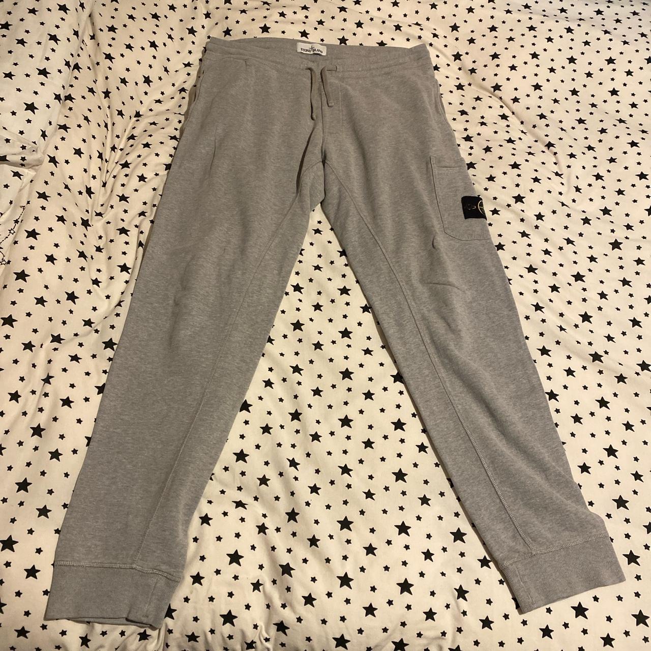 Stone Island Men's Grey Joggers-tracksuits | Depop