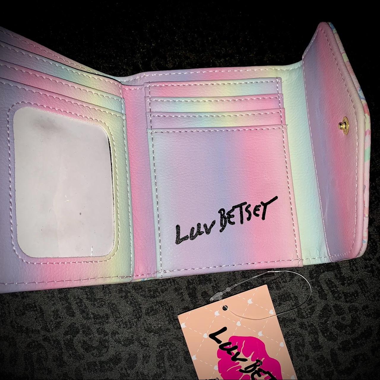 Luv Betsey Johnson Wallet - Faux leather w/ - Depop