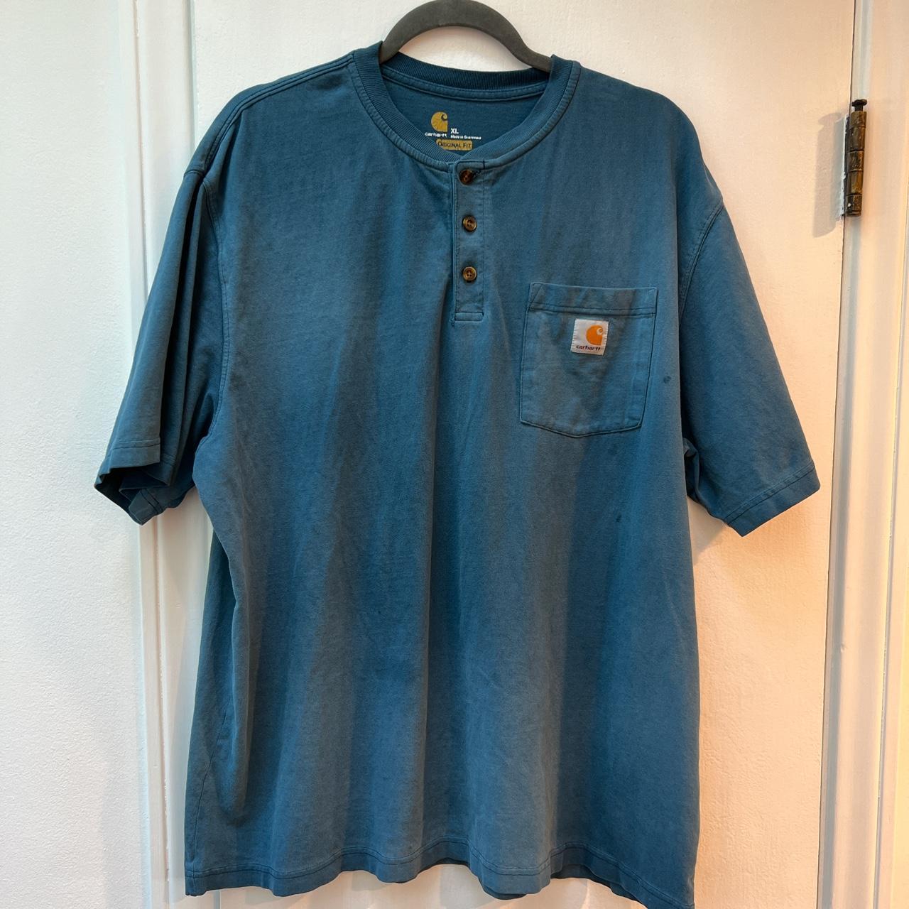 Carhartt short sleeve pocket henley sale