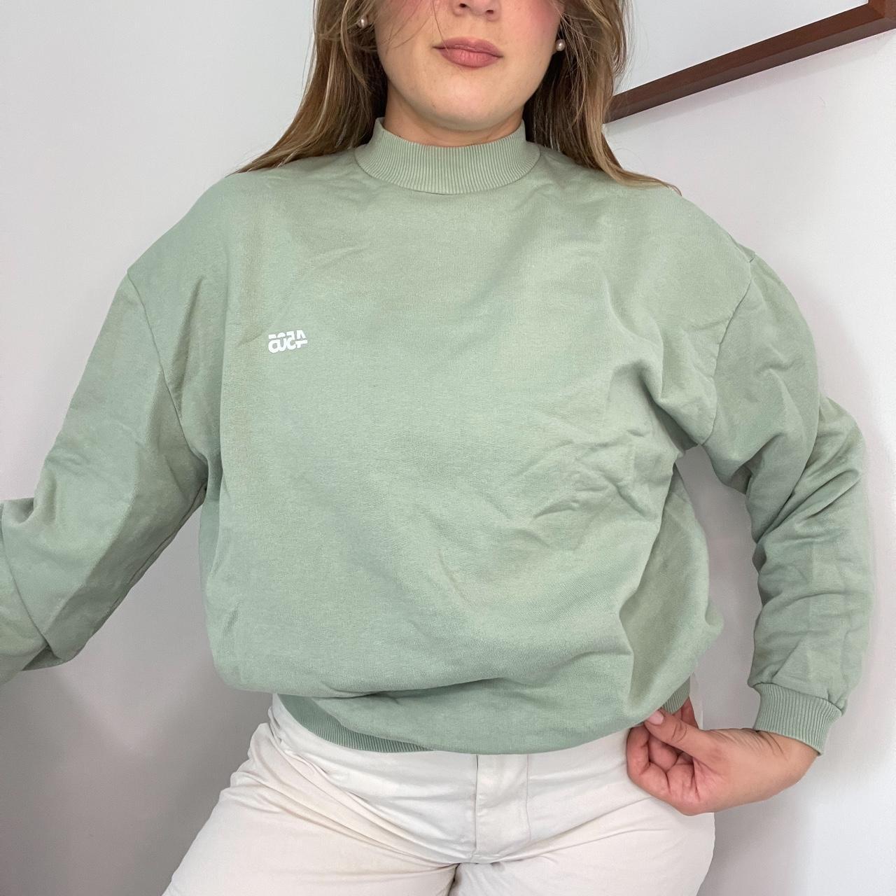 sage green nike sweater