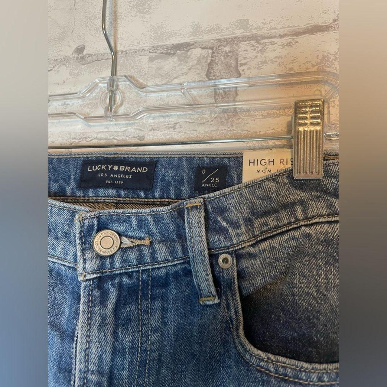 Womens Lucky Brand 'Drew' high-rise mom jeans Size - Depop